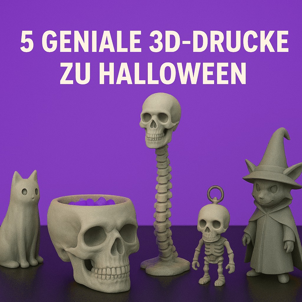 5 geniale 3D-Druck-Ideen für ein unvergessliches Halloween 2025